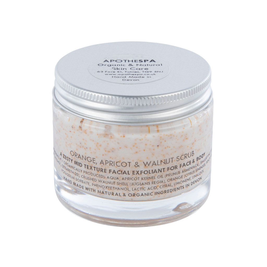 Orange, Apricot & Walnut Facial Scrub